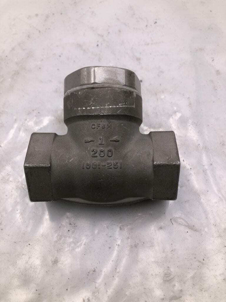 Ladish 1001-251 1" Stainless Steel Threaded Check Valve 200PSI CF8M