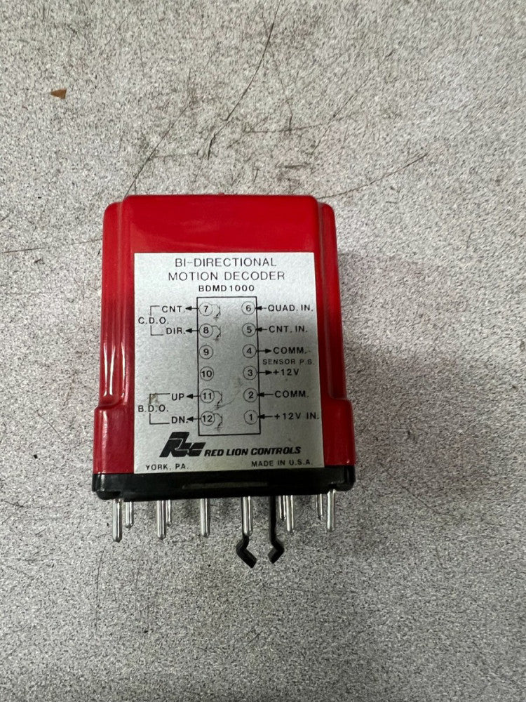 NEW NO BOX RED LION RELAY BDMD1000