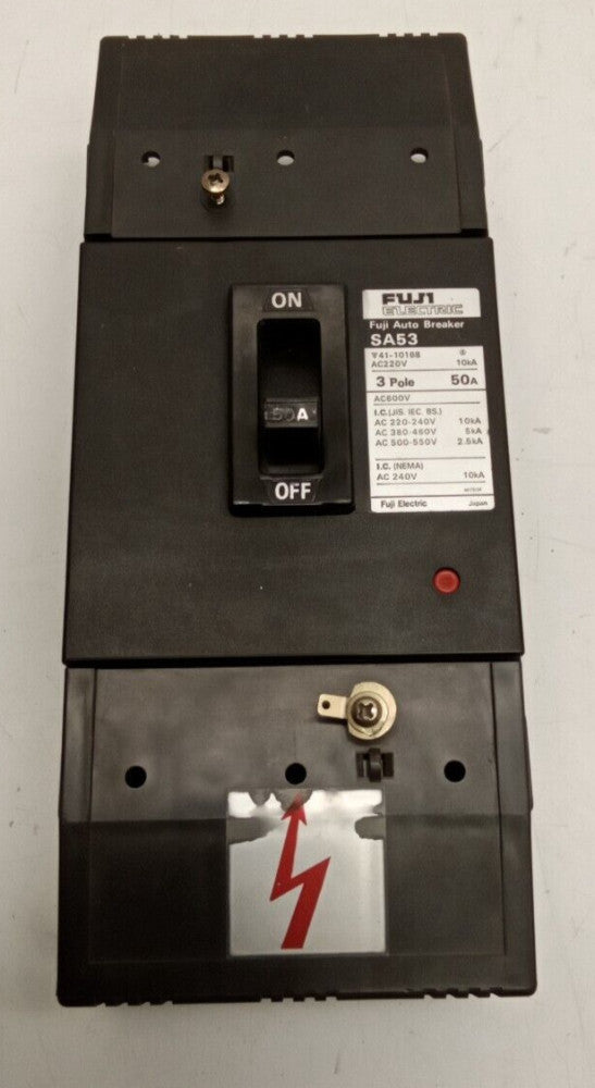Fuji SA53 41-10168 Auto Breaker 50 Amp 220 Volts 3 Pole