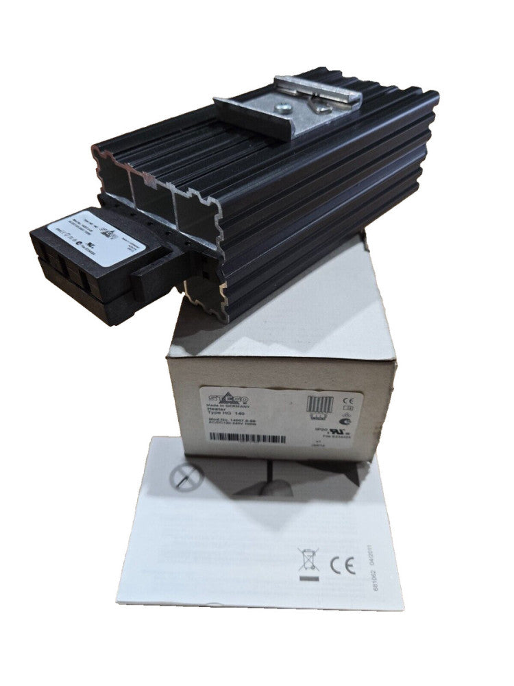 STEGO HG 140 Enclosure Heater AC/DC 110-240V 100W DIN W/Thermostat 0-60 degree
