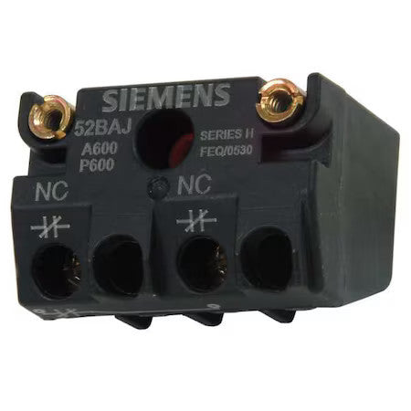 Siemens 52Baj Contact Block,1Nc,30Mm