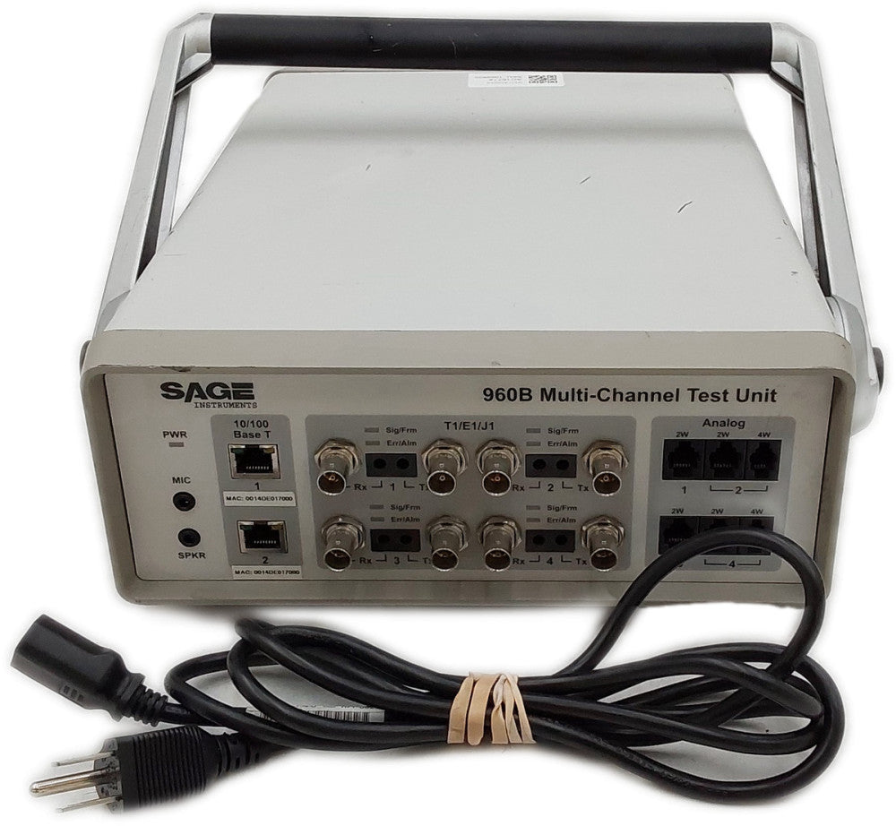 Sage Instruments 960B Multi-Channel Test Unit 