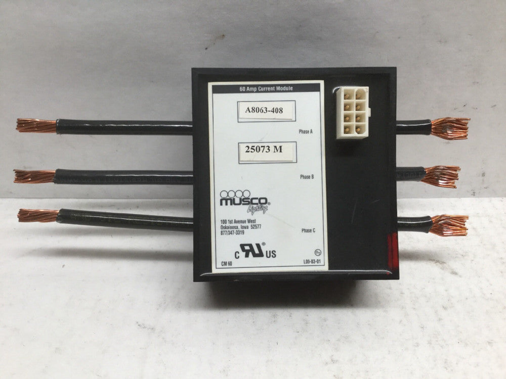 Musco Lighting A8063-408 60 Amp Current Module 25073 M