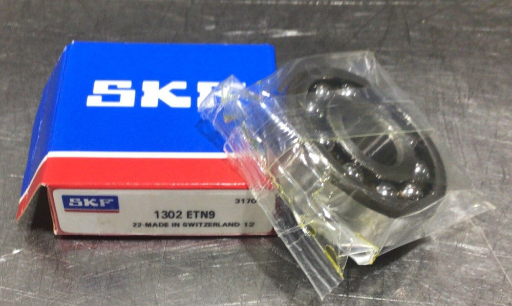 1302 ETN9 Self-Aligning Ball Bearing 15x42x13mm Nos Surplus