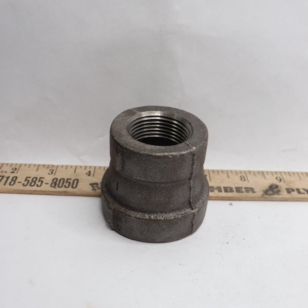 Threaded Eccentric Reducer Cast Iron Black # 125 1-1/4" x 1" NPT