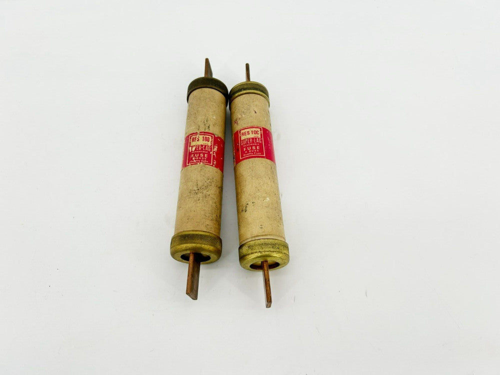 Lot of 2 New Bussmann RES100 Super-Lag Fuses, 100 A, 600V