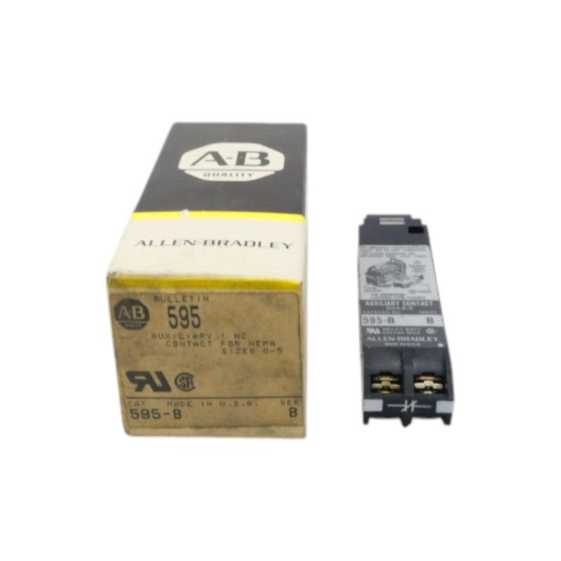 ALLEN BRADLEY 595-B SER. B 600VAC (BK/YL) NSMP