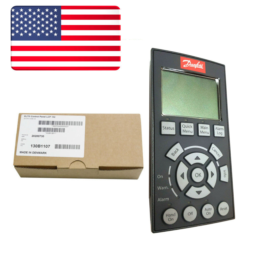 New In Box Danfoss 130B1107 Inverter Graphic Panel LCP-102 series - US Stock