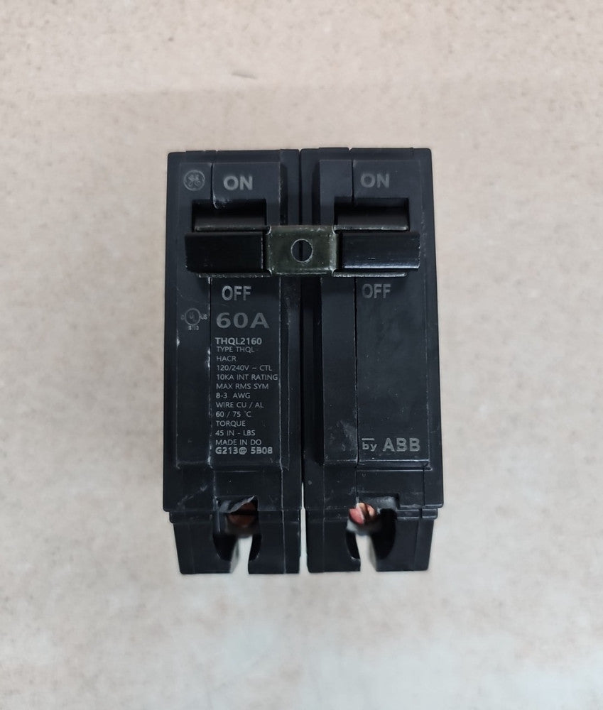 NTO GE ABB THQL2160 Circuit Breaker | 60 Amps, 2 Pole, 120/240V NNT