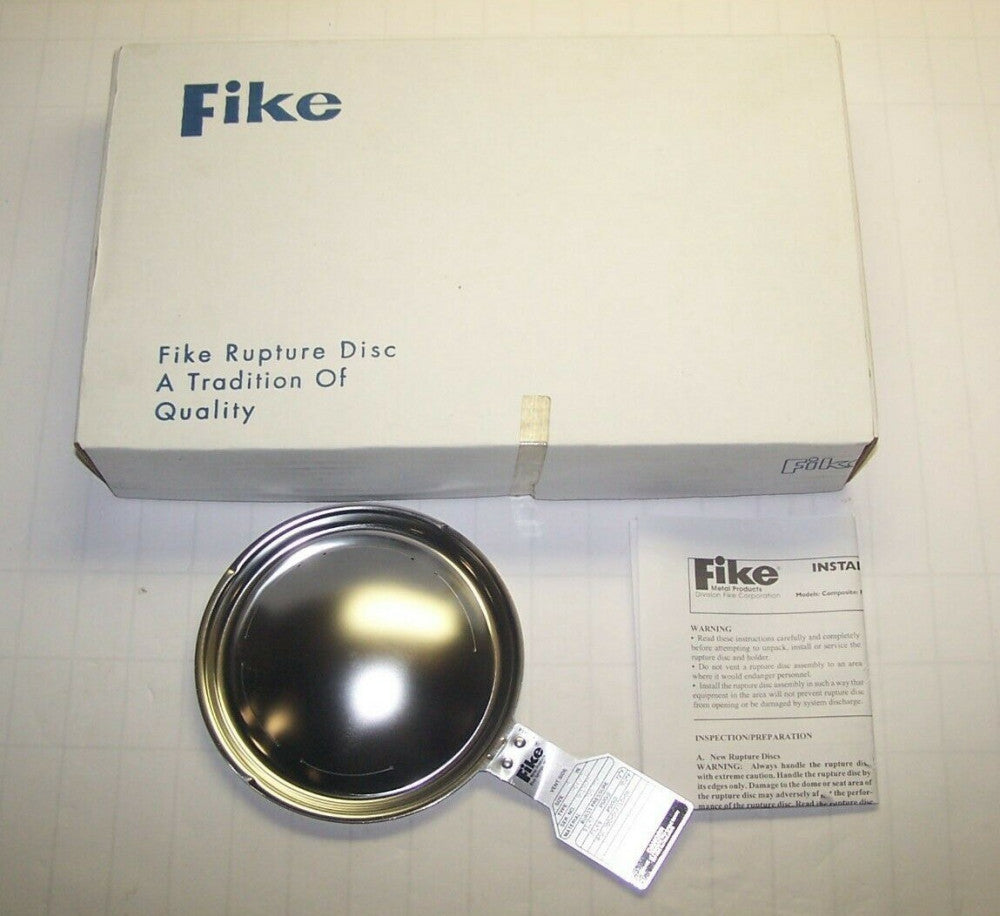 NEW FIKE 4" HOV BT RUPTURE DISC 91.67 PSIG @ 72° F/73.69 @ 302° F  9613877