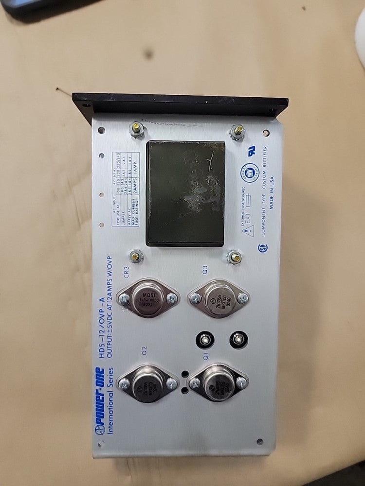 UNICO POWER-ONE INTERNATIONAL SERIES 309-807 HD5-12/OVP-A 5VDC 12A W/OVP POWER
