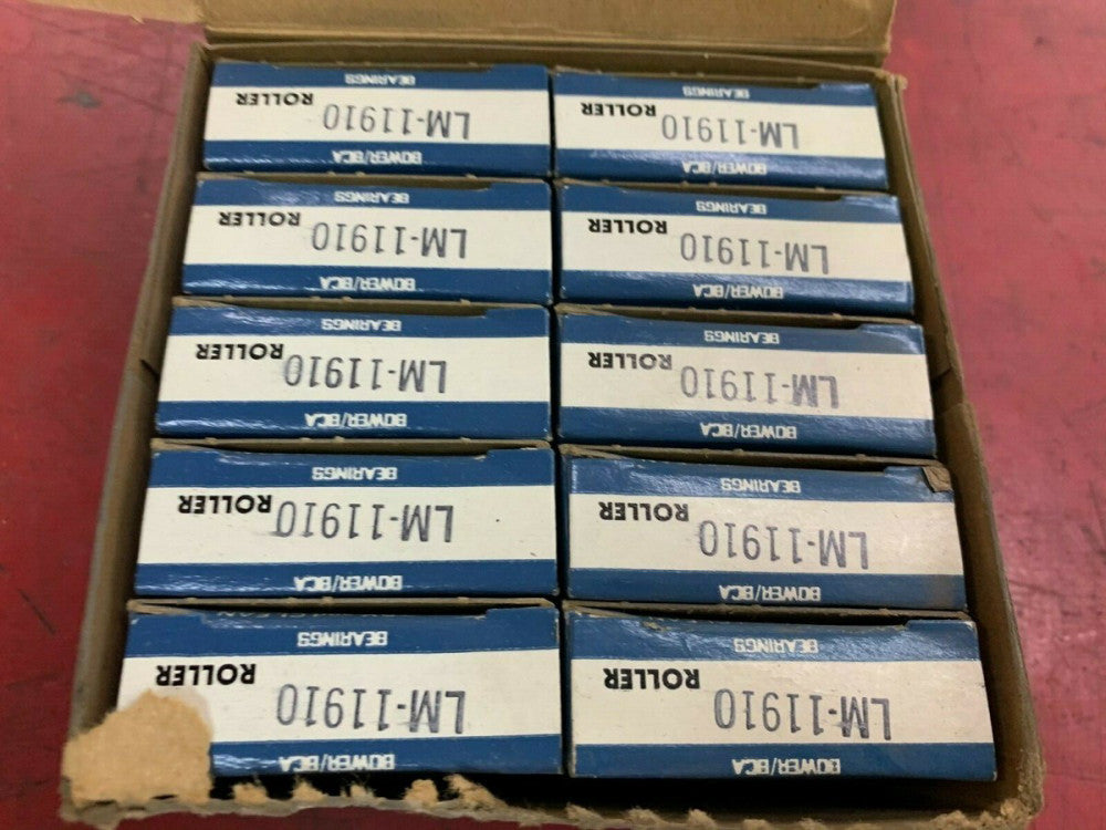 BOX OF 10 NEW IN BOX BOWER BEARING RACE LM-11910
