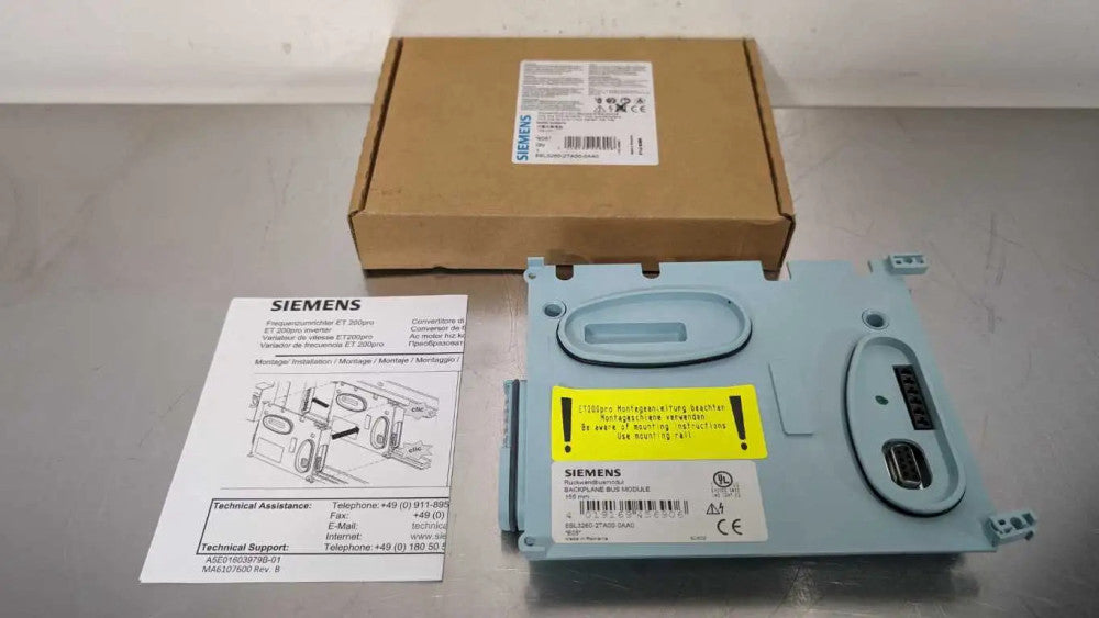 Siemens 6SL3260-2TA00-0AA0 Backplane Bus Module
