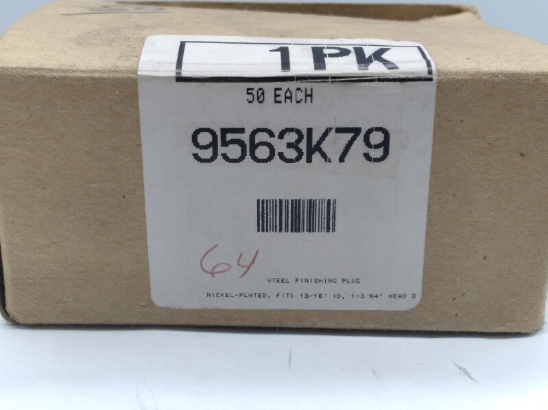 NEW Unbranded 9563K79 Steel Finishing Hole Plug Lot of 64