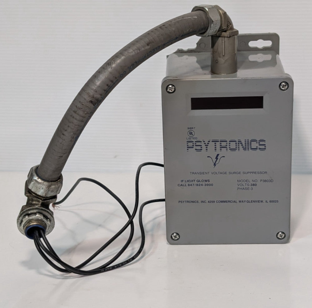 Psytronics P3803D transient voltage surge suppressor safety device 380V, 3-Phase