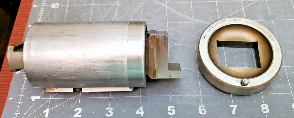 1” X 1.375” Amada Strippit Wilson Mate S-7 70687-02 Punch Press Tooling [B9B1]