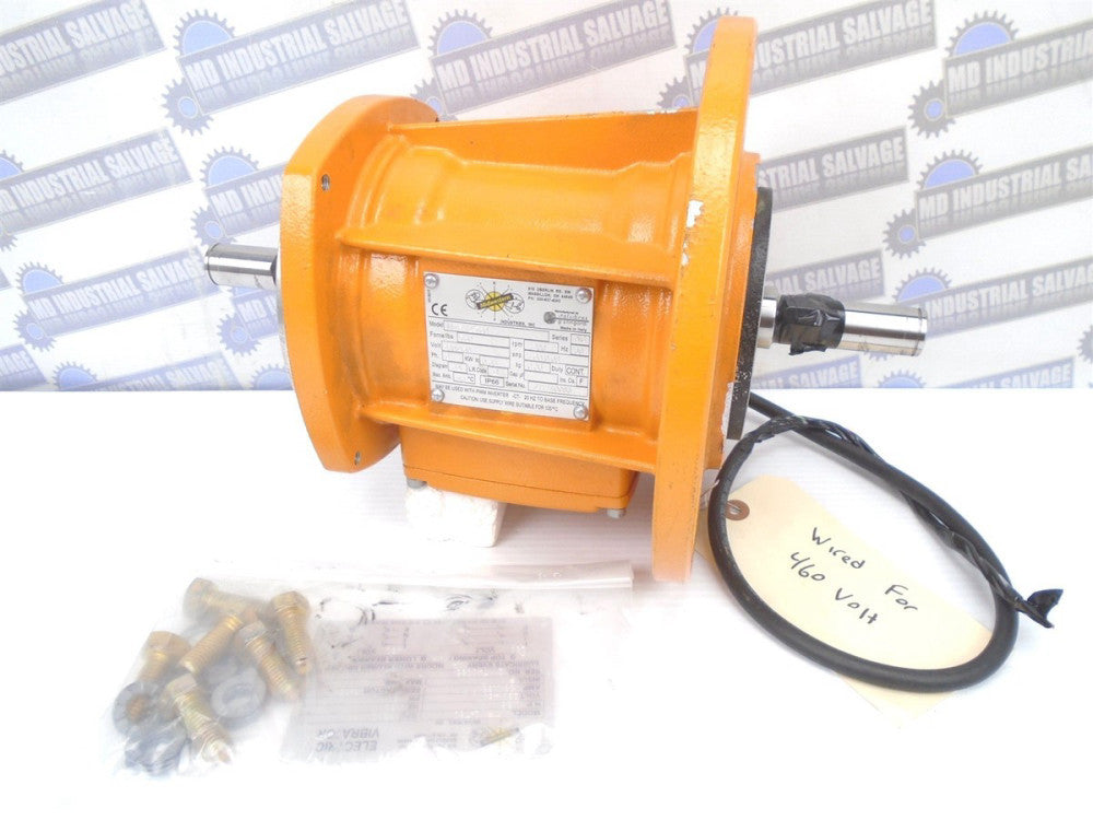 ITALVIBRAS MIDWESTERN MTF 12-460 DUAL SHAFT VIBRATOR MOTOR 1/3HP 1200rpm 230/460