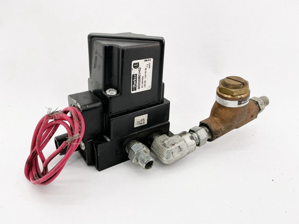 Parker GG20025B01M02 Solenoid Valve 110/120V 50/60Hz 150PSI 032500219 Flow Valve