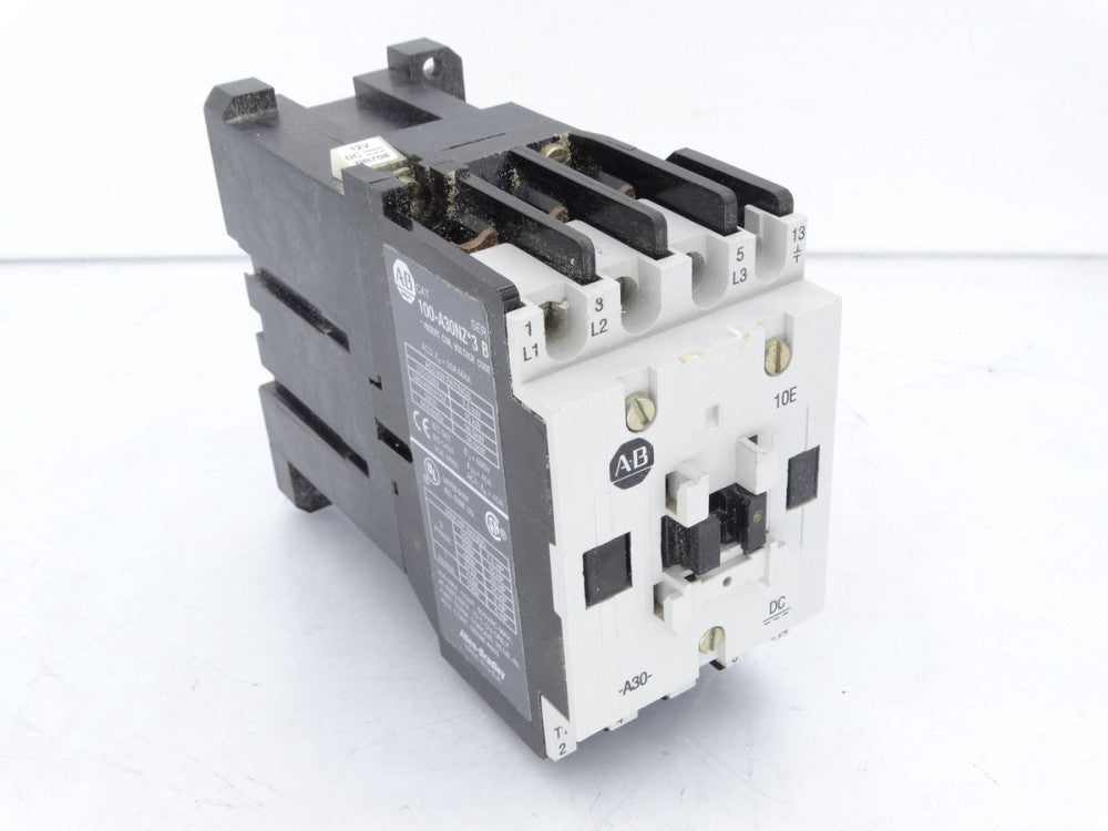 ALLEN BRADLEY 100-A30NZQ3 SERIES B CONTACTOR USED - Used