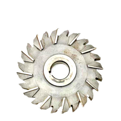 MILLING CUTTER 6X1/2" 24-TEETH STAGGERED 1/2" ID 1/4" KEY WAY HSS