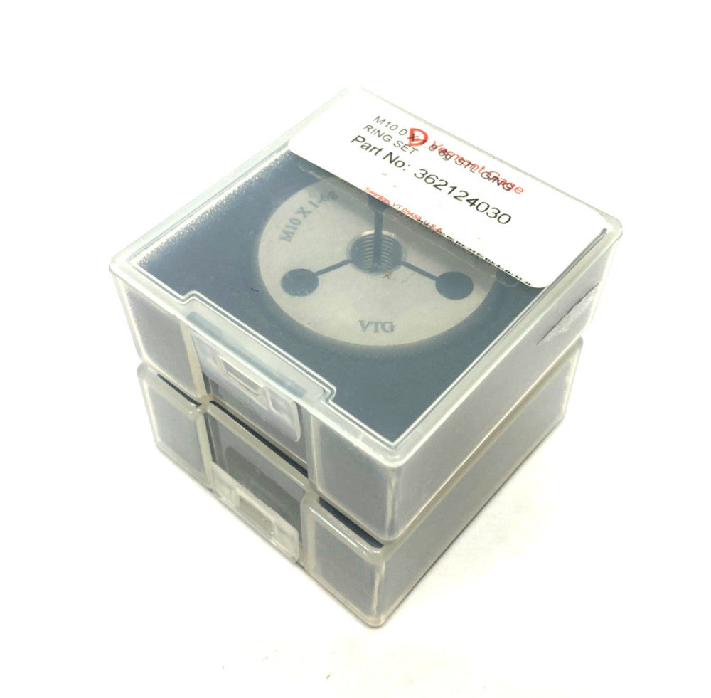 Vermont Gage 362124030 Threaded Ring Gauge Set M10x1 6G