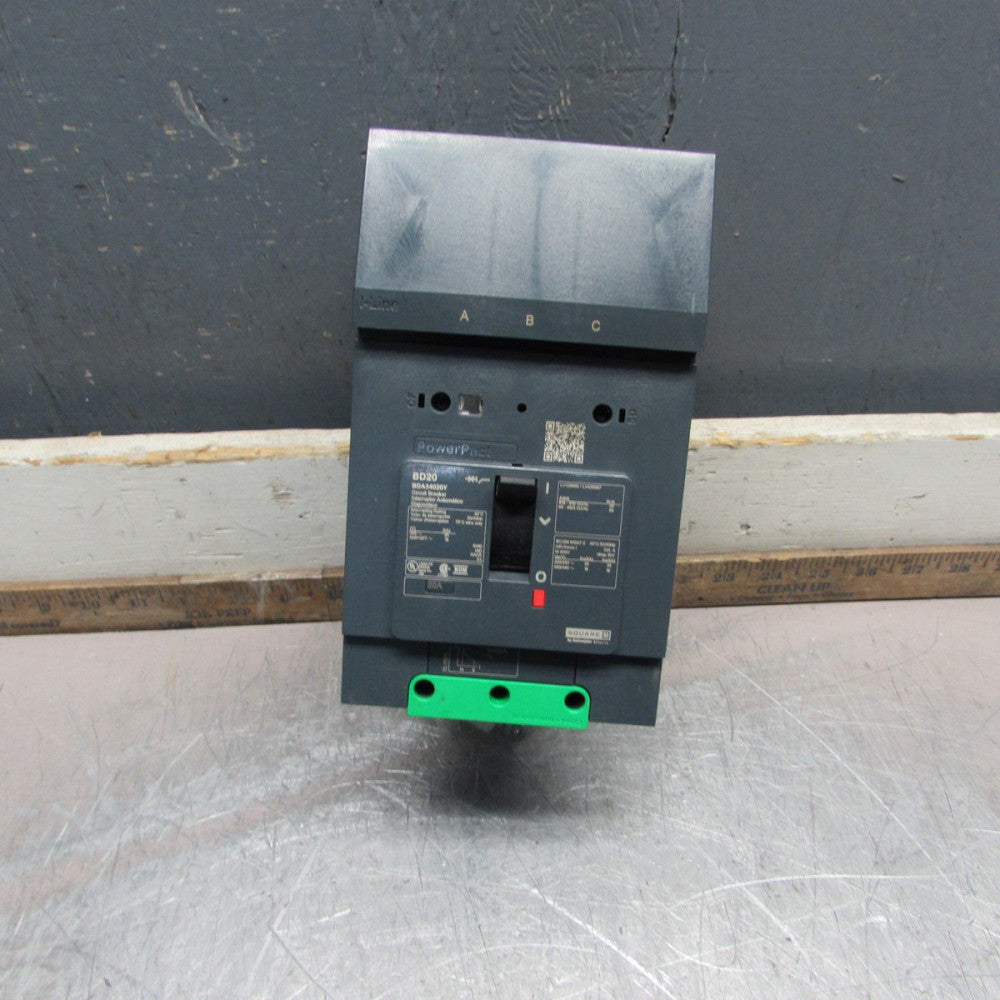 Square D BDA34020Y , PowerPacT I-Line BREAKER ,3P/480V/20A, CLEAN!! MAKE OFFER!