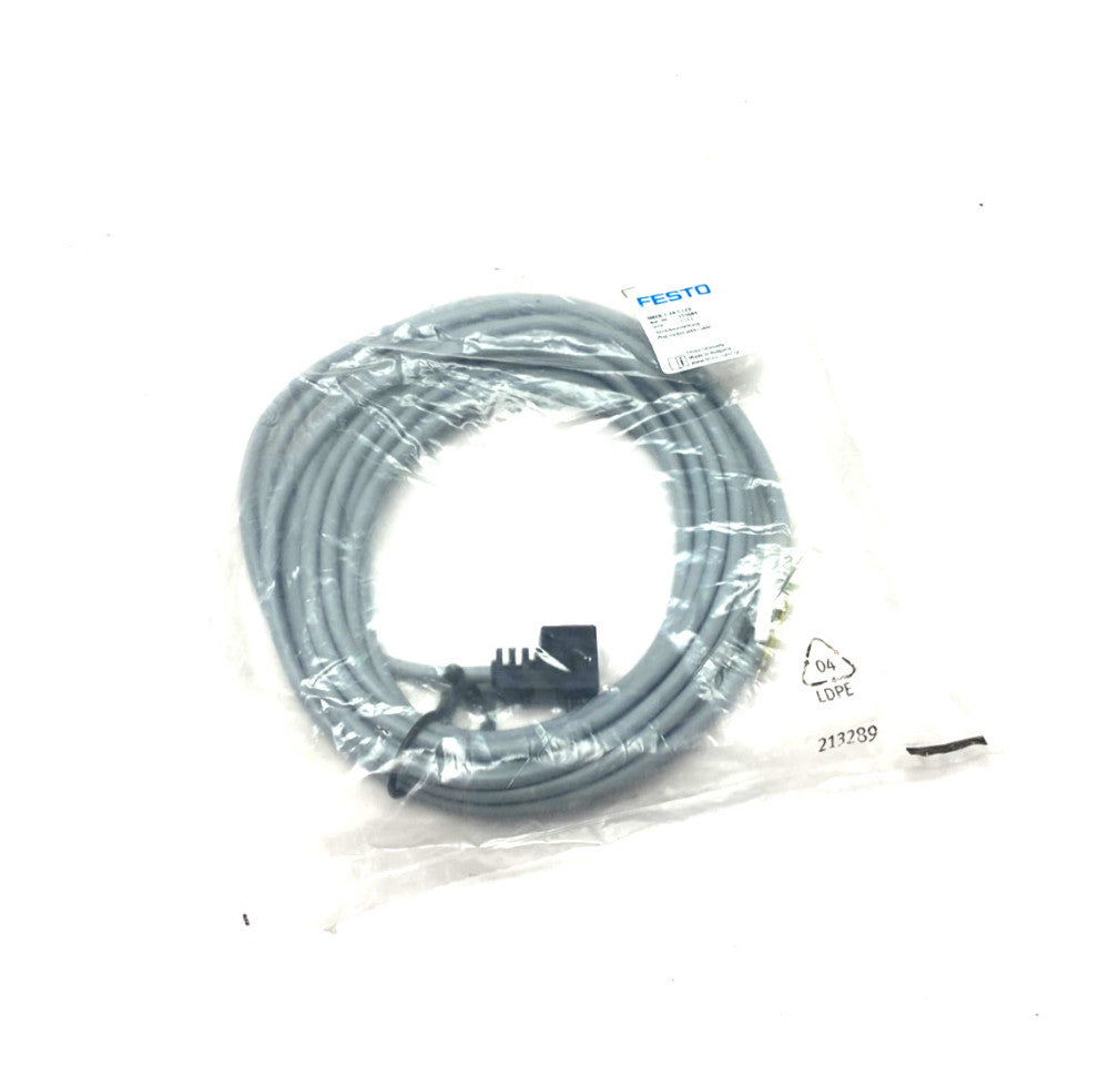 Festo KMEB-1-24-5-LED Rt Angle Plug Socket Cordset 5m 151689