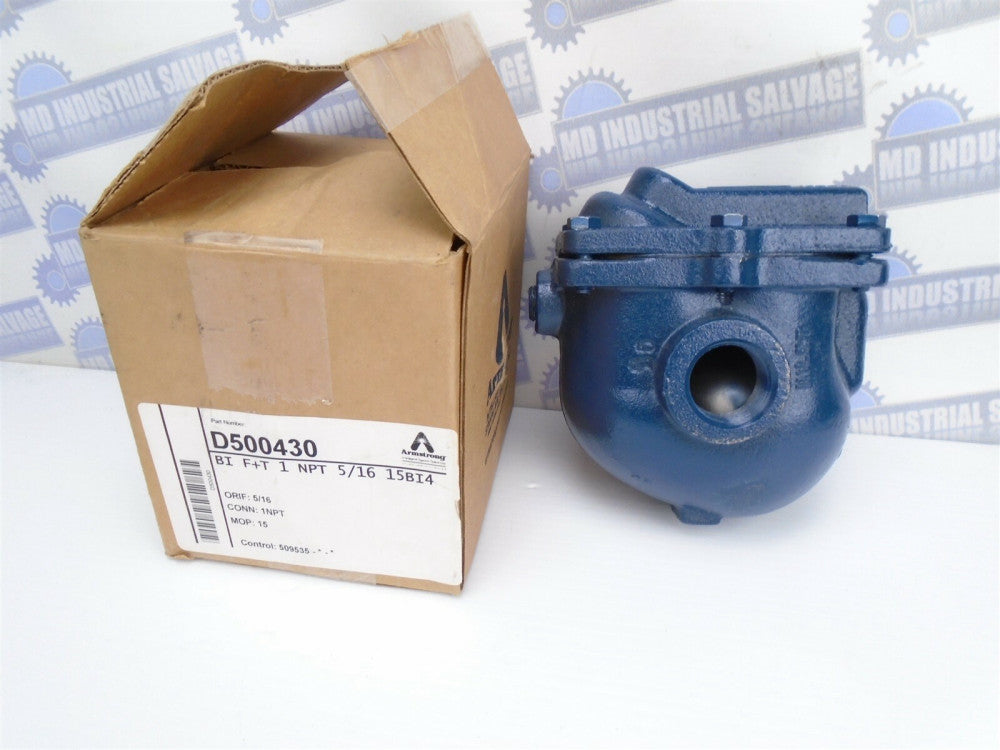 ARMSTRONG - D500430 - BI 1 in NPT 5/16in Orifice 15BI4 FLOAT & THERMOSTATIC TRAP