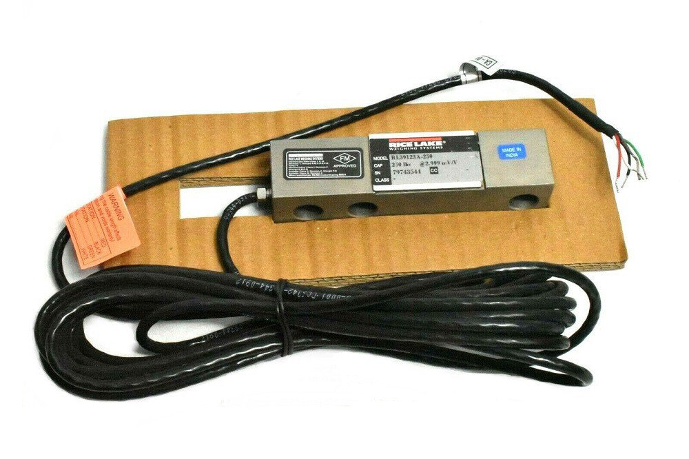Rice Lake RL39123-250 Stainless Steel 250 lb Single Ended Beam Load Cell 17386
