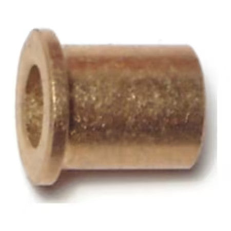 MIDWEST FASTENER 65741 1/4" x 3/8" x 1/2" x 15/32" Bronze Flange Bearings 4PK