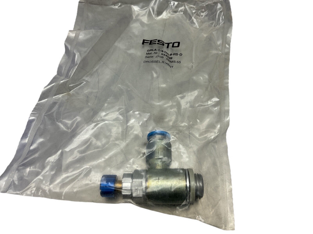 1 PC FESTO GRLA-1/4-QS-8-RS-D 534339 One-way Flow Control