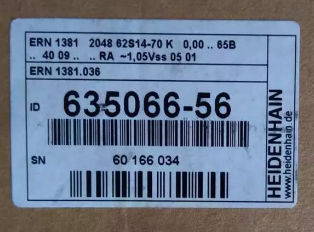 One Brand New HEIDENHAIN ENCODER ERN 1381.036-2048 ID: 635066-56
