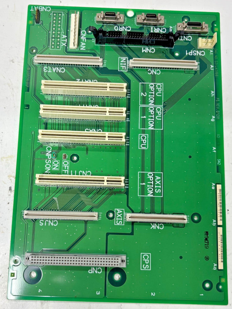 YASKAWA CIRCUIT CONNECTOR BOARD QPC91014 R8807BE 001C REV G OAD 12"X8-1/4"X1"