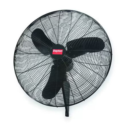 Dayton 2Rdz9 Light Duty Quiet Design Industrial Fan, Wall Mount, 30 In Blade