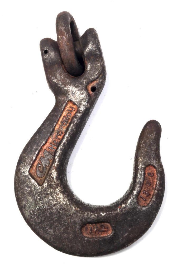 CM HERC - ALLOY LIFTING HOOK 1/2 13 - 8 WITHOUT LATCH  8-1/4" X 5-1/2" X 2-1/2"