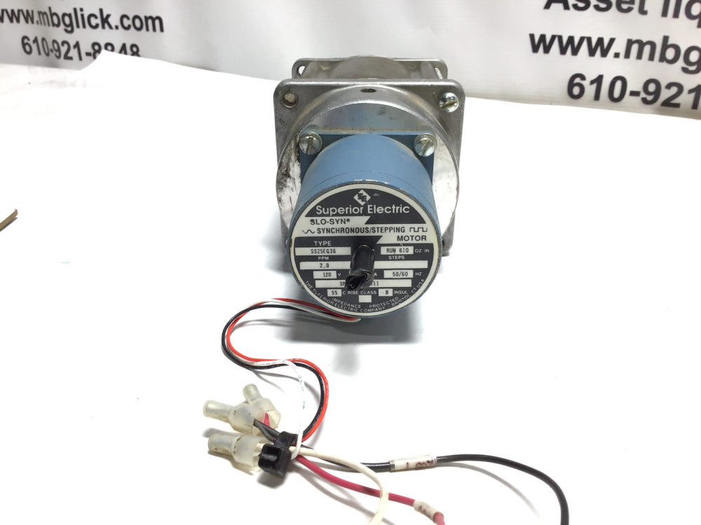 Superior Electric SS25EG36 Slo-Syn Synchronous Stepping  Motor 