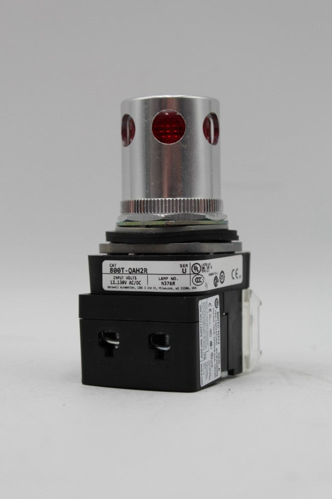 Allen-Bradley 800T-QAH2R Red Push Button