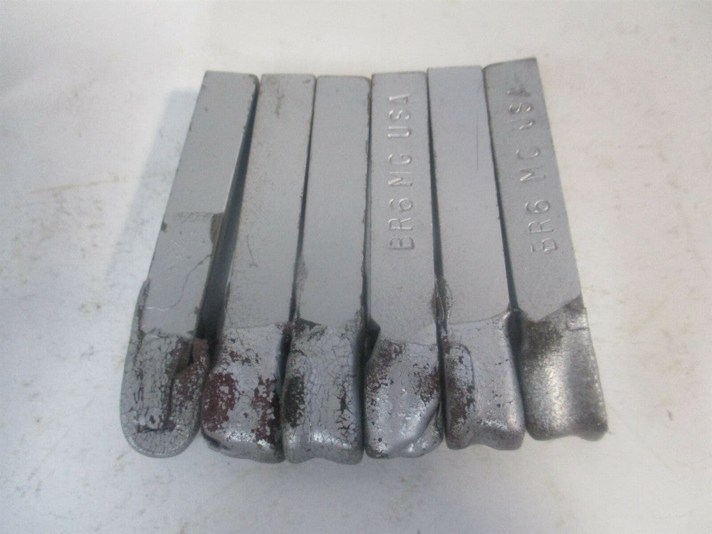 (210-MG) 3/8 x 3/8" Shank, Lead Angle Turning Single Point Tool Bit - Pack of 6