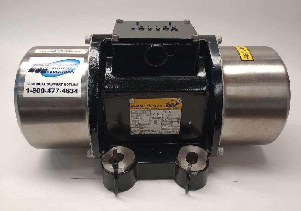 Netter Vibration NEG 25700 Used Vibrator 3ph 1800rpm 230/460V 60hz