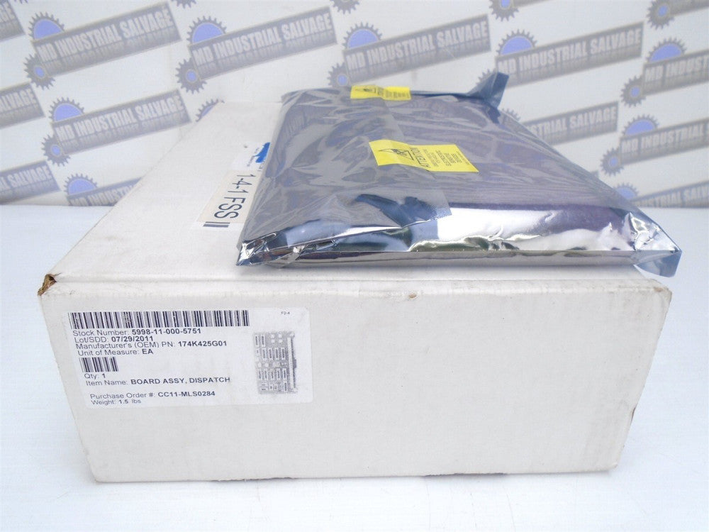 5998-11-000-5751 - 97942ASSY - DISPATCH BOARD - 174K425G01 - (NEW in BOX)