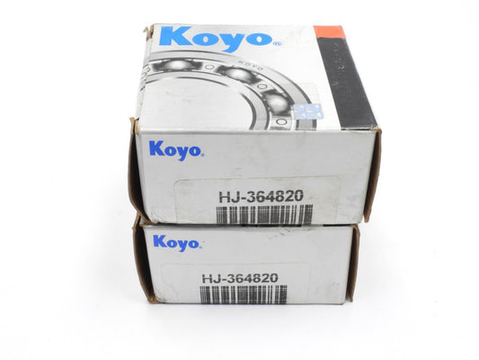 (Lot of 2) Koyo HJ-364820 Needle Bearing 2.25x3.0x1.25, 2.25 x 3 x 1.25 mm