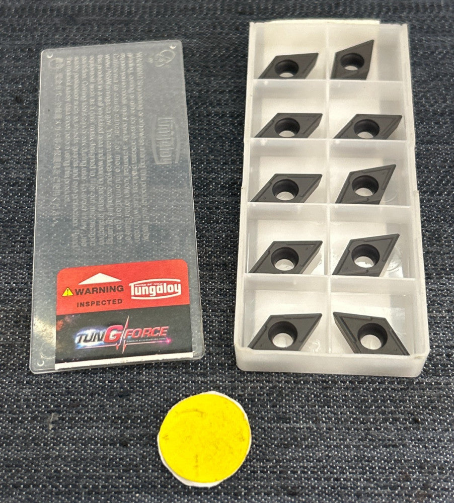 TUNGALOY CARBIDE TURNING INSERT DCMT11T304-CM T515  LOT OF 10