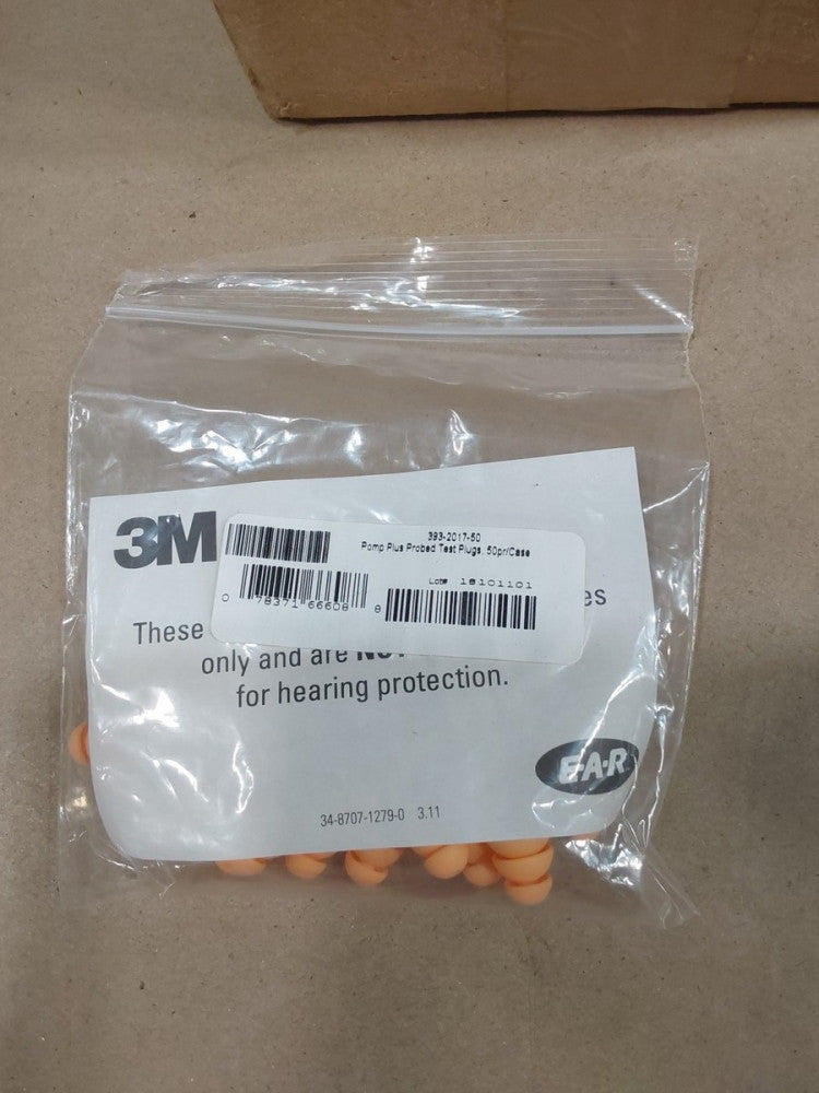 (50 Pair) Orange 3M Ear Plugs 393-2017-50 