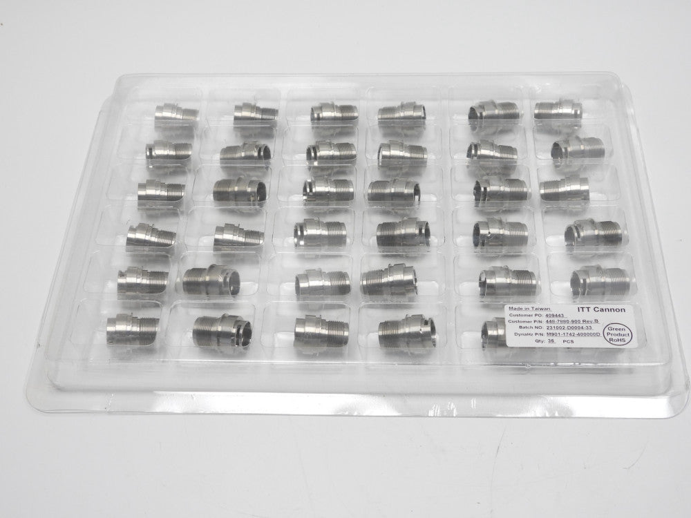 (36 Pieces) ITT Cannon 448-7880-900 Circular MIL Spec Backshell Connector Size 8