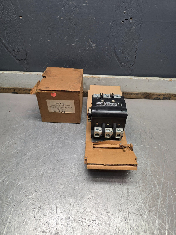 FURNAS 42HF32A* SIZE 3 DEFINITE PURPOSE CONTACTOR , 120 AMP,  NEW IN BOX! M/O!