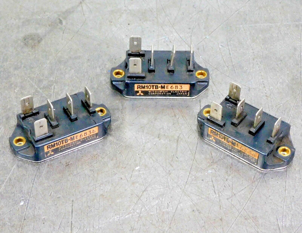 Mitsubishi Electric RM10TB-M Diode Module E6838 Lot of Three (3)
