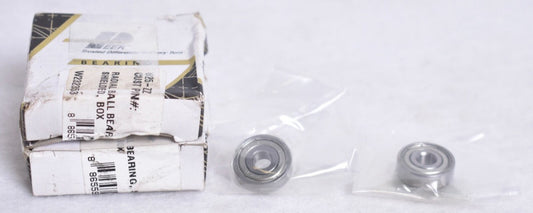2 Count PEER Double Shielded Steel Ball Bearings  625-ZZ