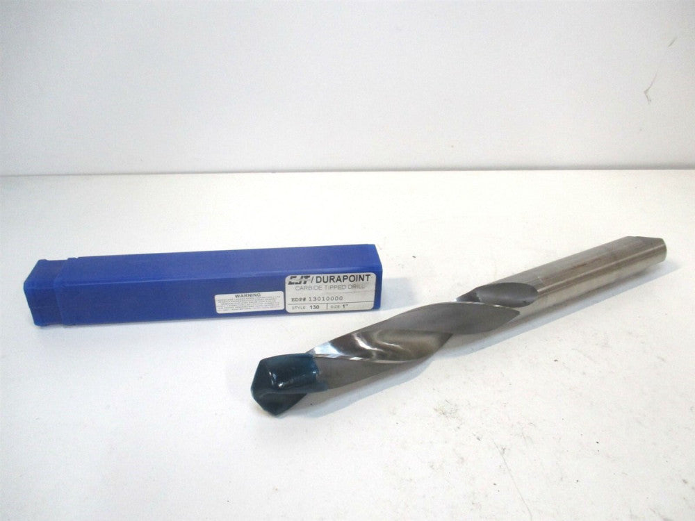 CJT KoolCarb (13010000) 1" x 6-3/8" x 11" OAL 2-Flute RH Jobber Length Drill Bit