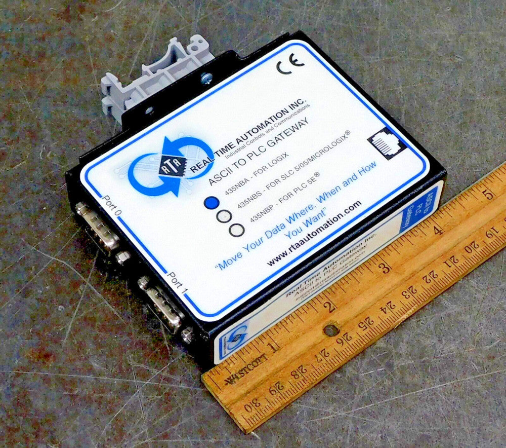 Real Time Automation 435NBA Dual Port PLC Ethernet Gateway ASCII Control Logix