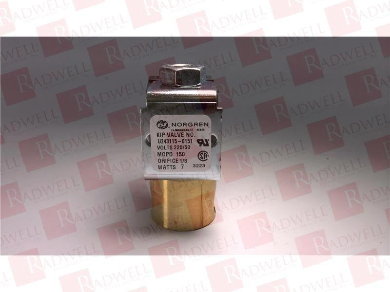 NORGREN U243115-0151-220-50 / U243115015122050 (BRAND NEW)